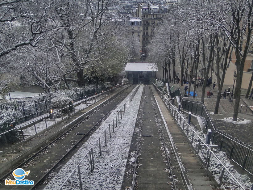 Funiculaire - Bairro Montmartre - Paris - França