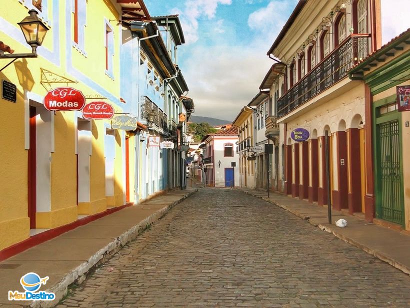 Rua Direita - Centro Histórico de Mariana - Mariana-MG