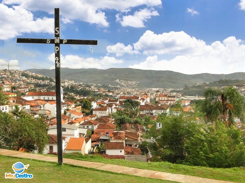 Vista para o Centro Histórico de Mariana-MG