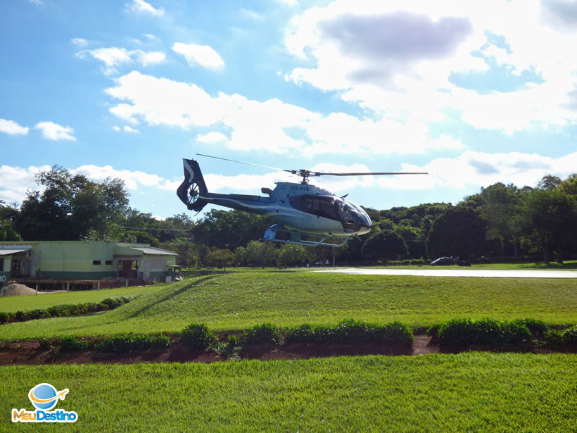 Passeio de helicóptero