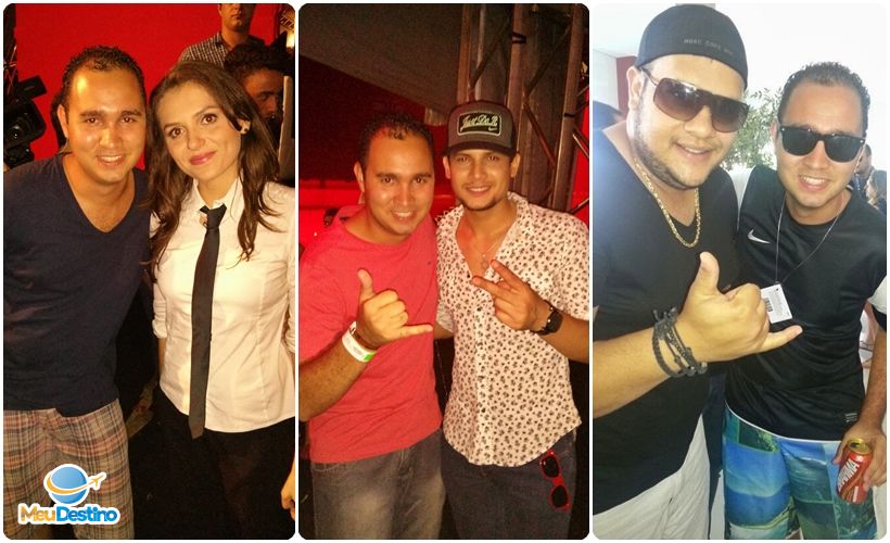 André Morato com Mônica Iozzi, Israel Novaes e Zé Ricardo