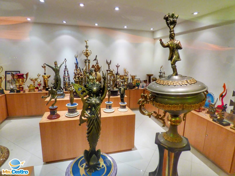Sala de troféus - Ensaio da Salgueiro - Rio de Janeiro-RJ