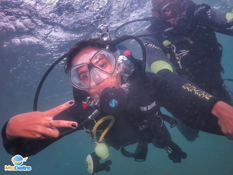 Mergulho na Ilha das Cabras - Ilhabela-SP