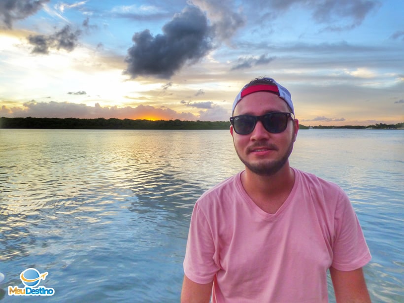 Por do Sol no Rio Vaza Barris