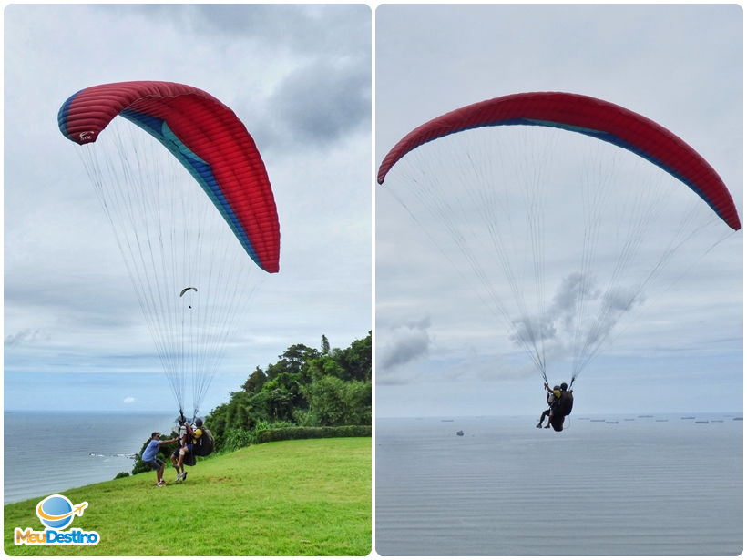 Salto de Parapente - O que fazer em Santos-SP