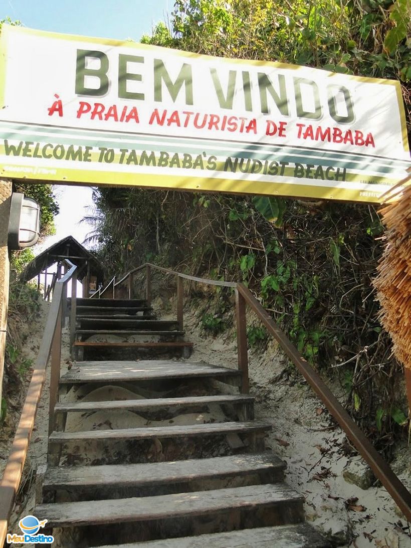 Entrada da área naturista