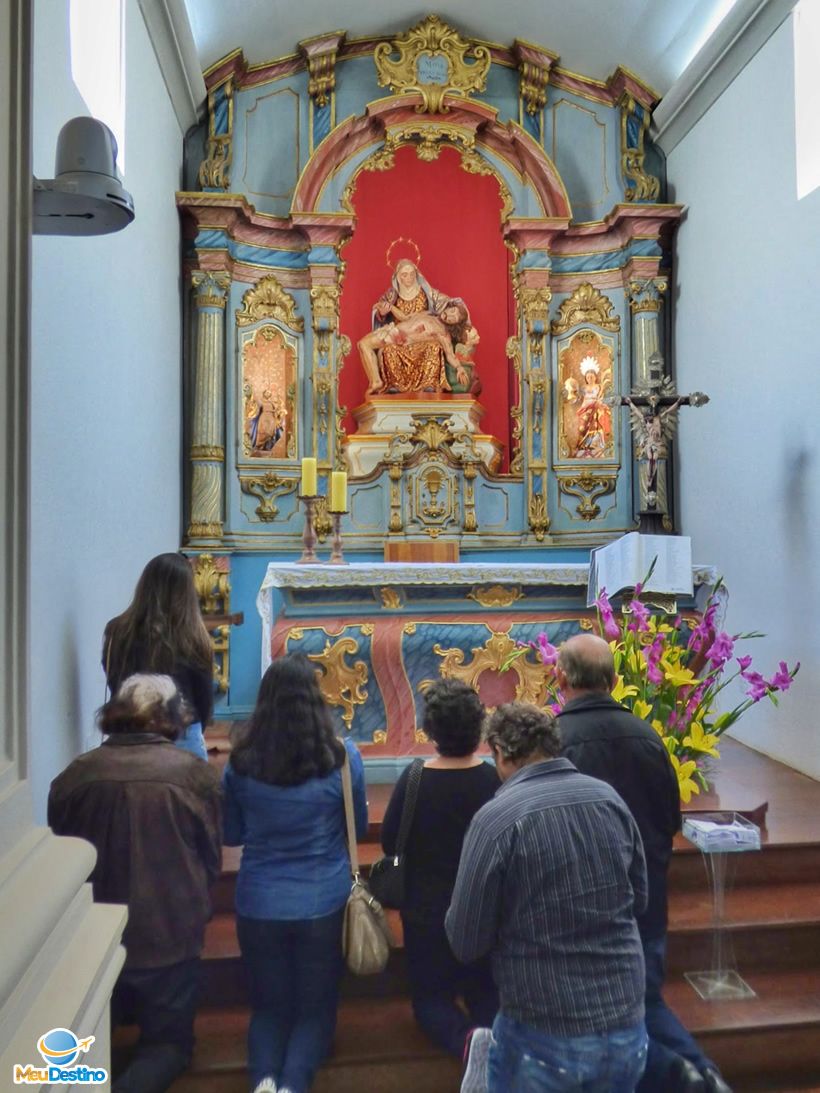 Nave principal da Ermida da Padroeira - Santuário de Nossa Senhora da Piedade - Serra da Piedade - Caeté-MG