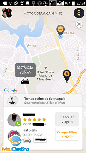 Motorista à caminho