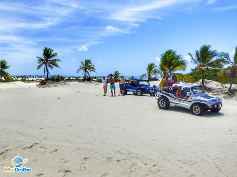 Passeio de bugre em Mangue Seco-BA