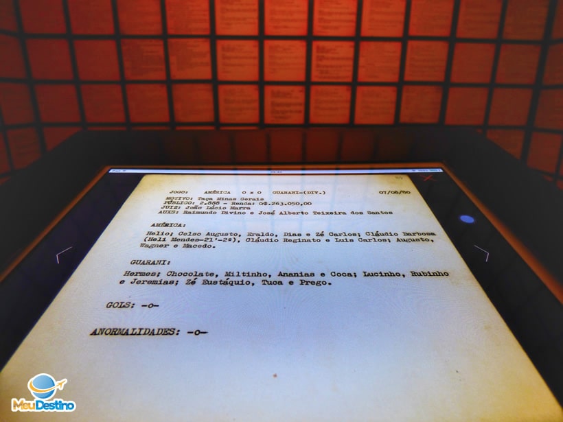 Museu Brasileiro do Futebol - Belo Horizonte-MG