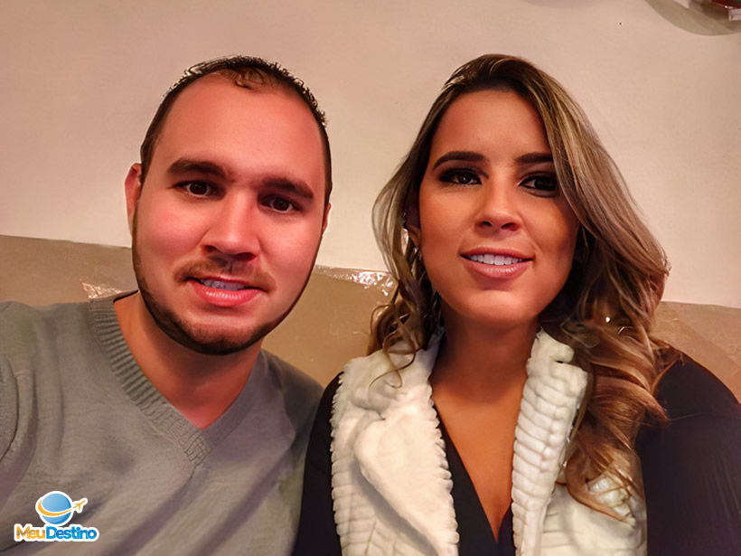 André Morato e Kalidia Silva
