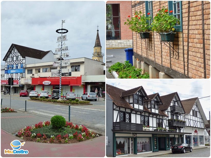 Rua XV de Novembro - Centro Histórico de Pomerode-SC