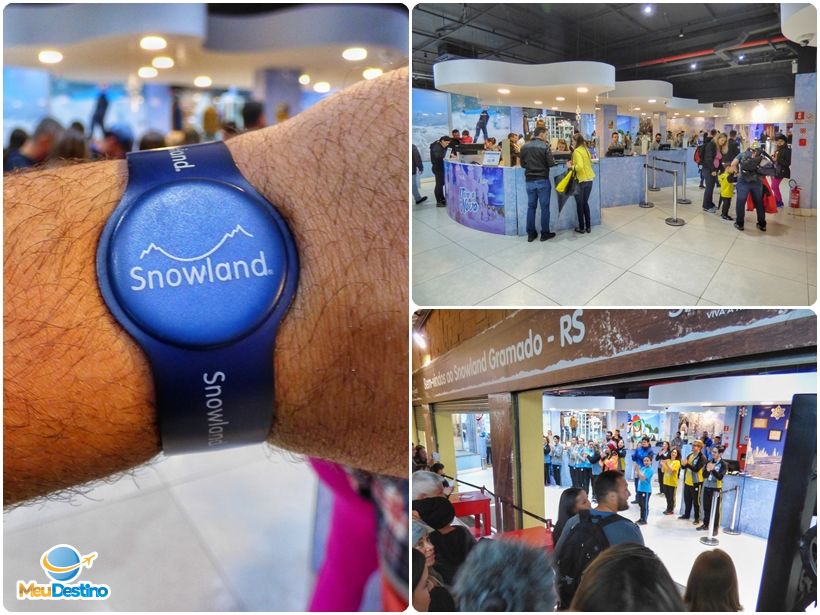 Entrada da atração