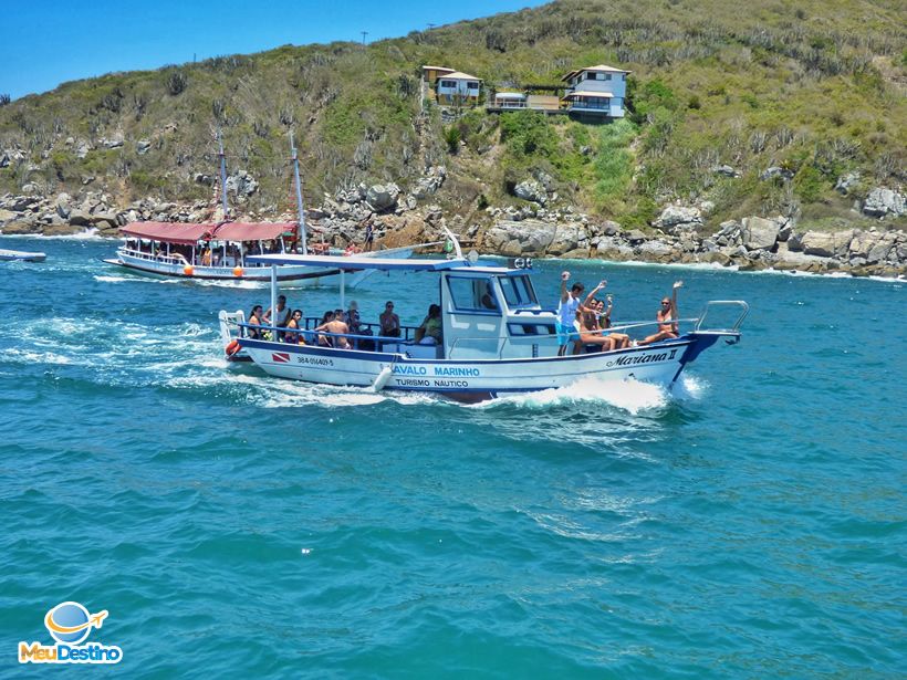 Passeio de barco em Arraial do Cabo-RJ