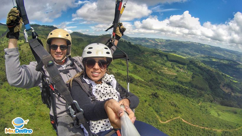 Voo de Parapente em Poços de Caldas-MG