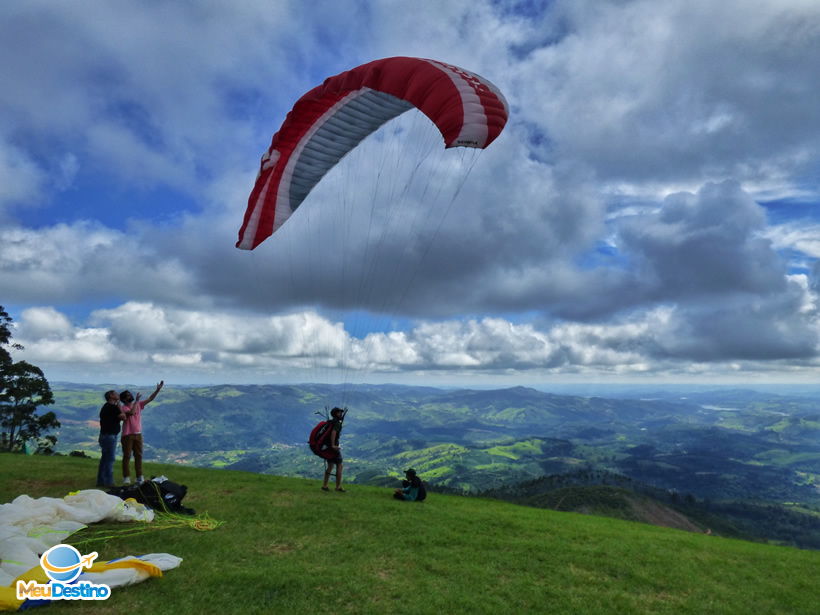 Voo de Parapente em Poços de Caldas-MG