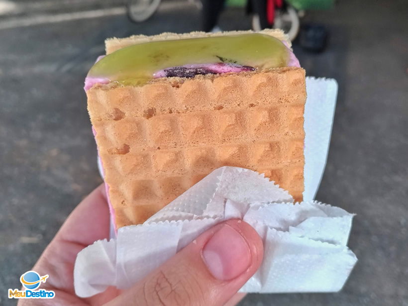 Bicuit - Sorvete em cubo com waffle