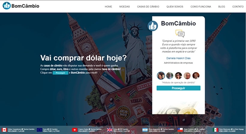 Bom Câmbio - Como comprar dólar