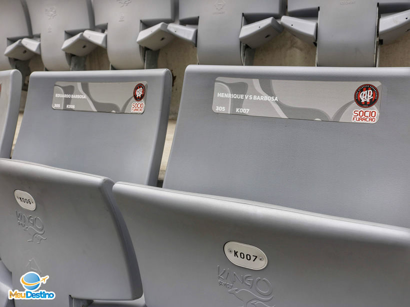 Cadeiras para sócios cativos