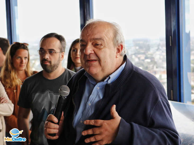 Prefeito de Curitiba na Torre Panorâmica