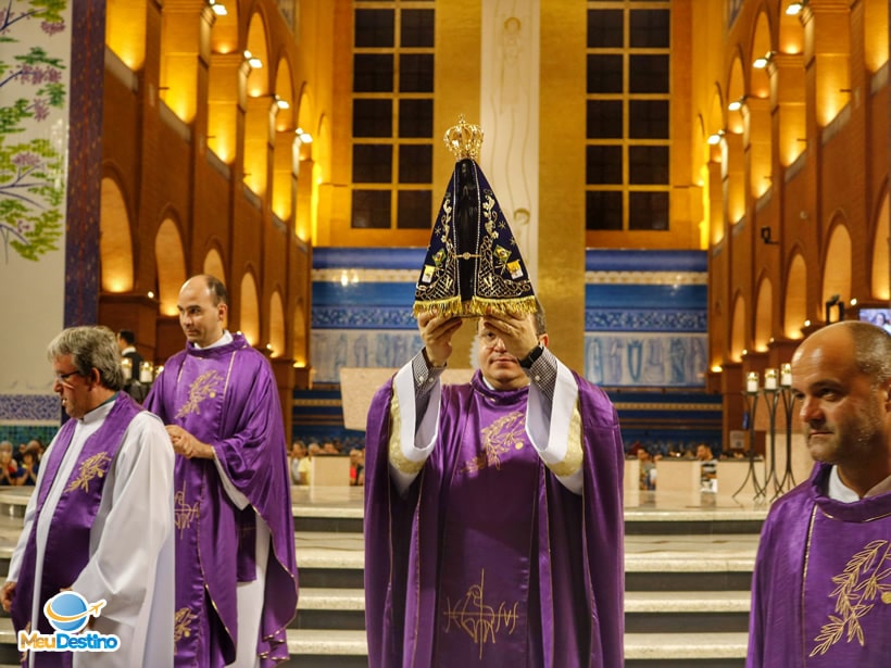 Nossa Senhora Aparecida - Natal Iluminado - Santuário Nacional - Aparecida-SP