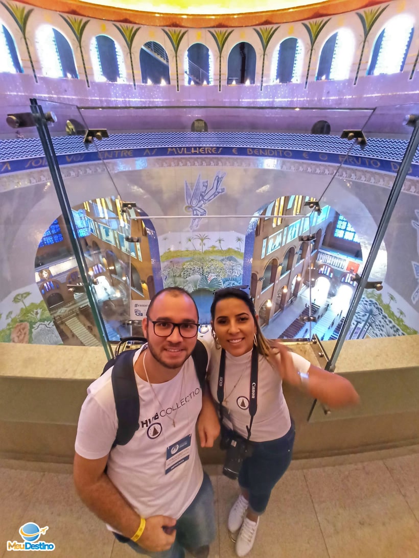 Visita à Cúpula do Santuário Nacional de Aparecida-SP