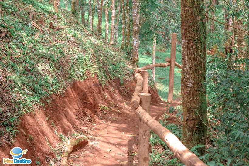 Trilhas sinalizadas em Gonçalves-MG