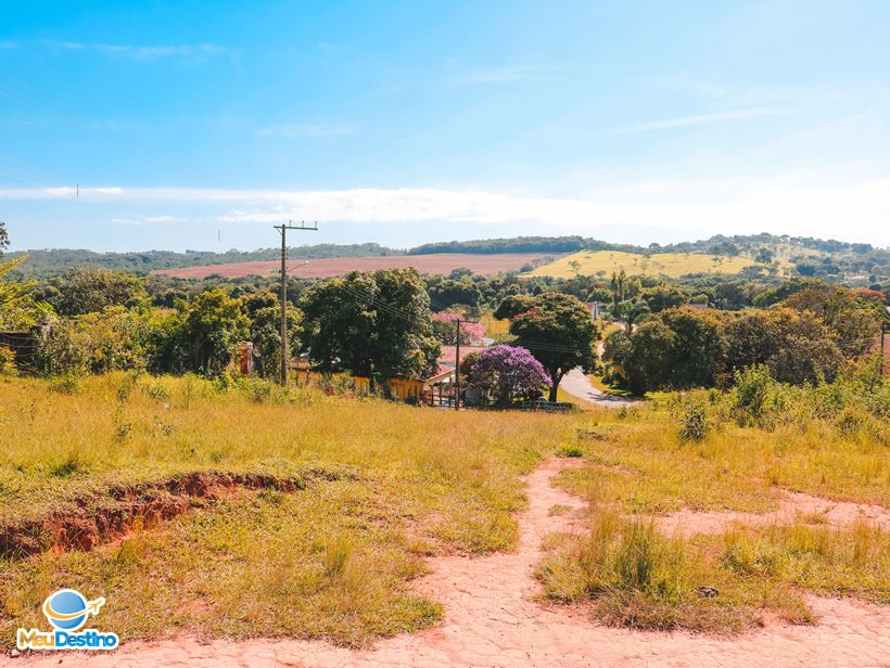 Vista para as montanhas