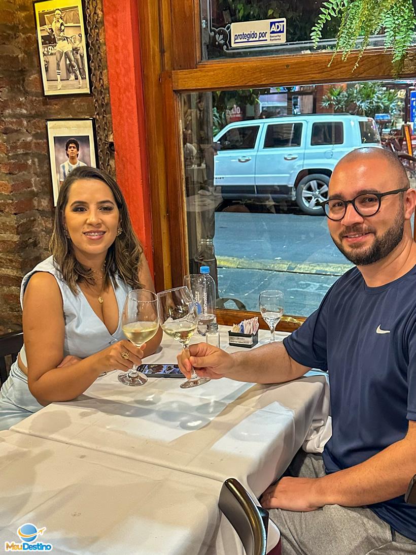 André Morato e Kalidia Silva em Buenos Aires
