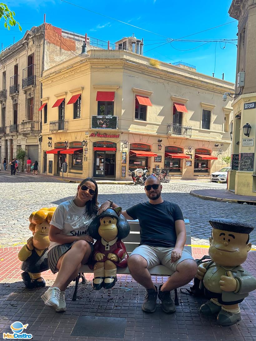 Estátua da Mafalda - San Telmo - Buenos Aires - Argentina