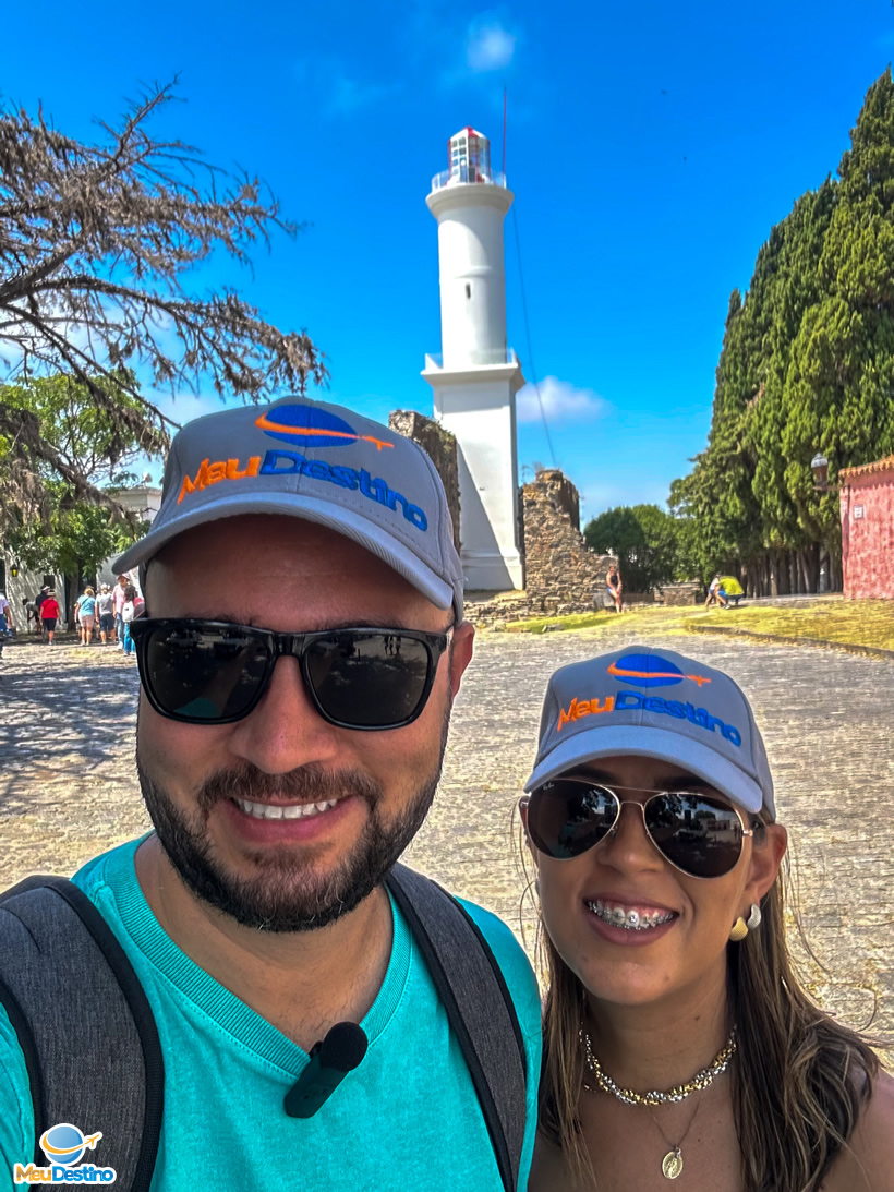 André Morato e Kalidia Silva no Uruguai