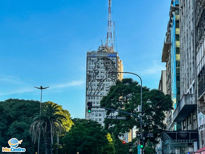 Mural Evita Perón - Centro de Buenos Aires - Argentina