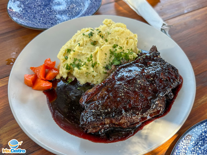 Entrecot do Restaurante Pasaje de Las Flores - Uruguai