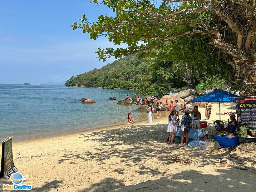 Praia da Freguesia do Santana - Passeio de barco em Angra dos Reis-RJ