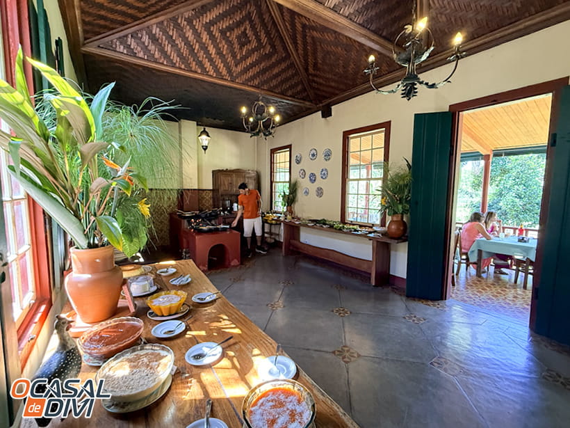 Restaurante - Hotel Fazenda Palestina-MG