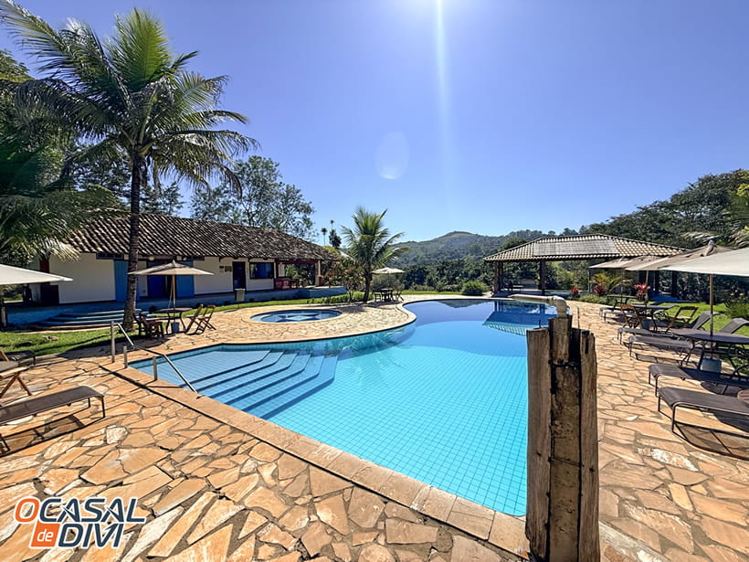 Piscina - Hotel Fazenda Palestina - Itapecerica-MG