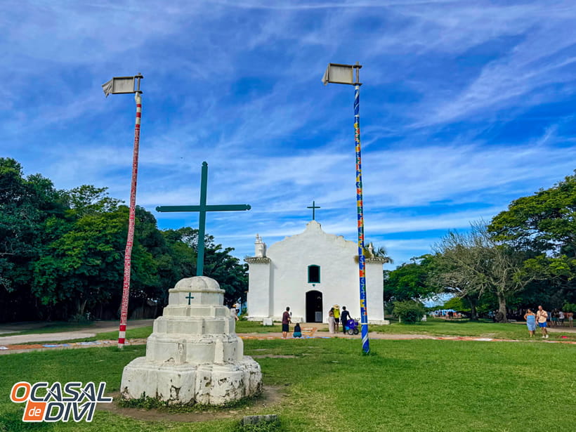 Igreja de São João Batista - Igrejinha do Quadrado - Trancoso - Bahia