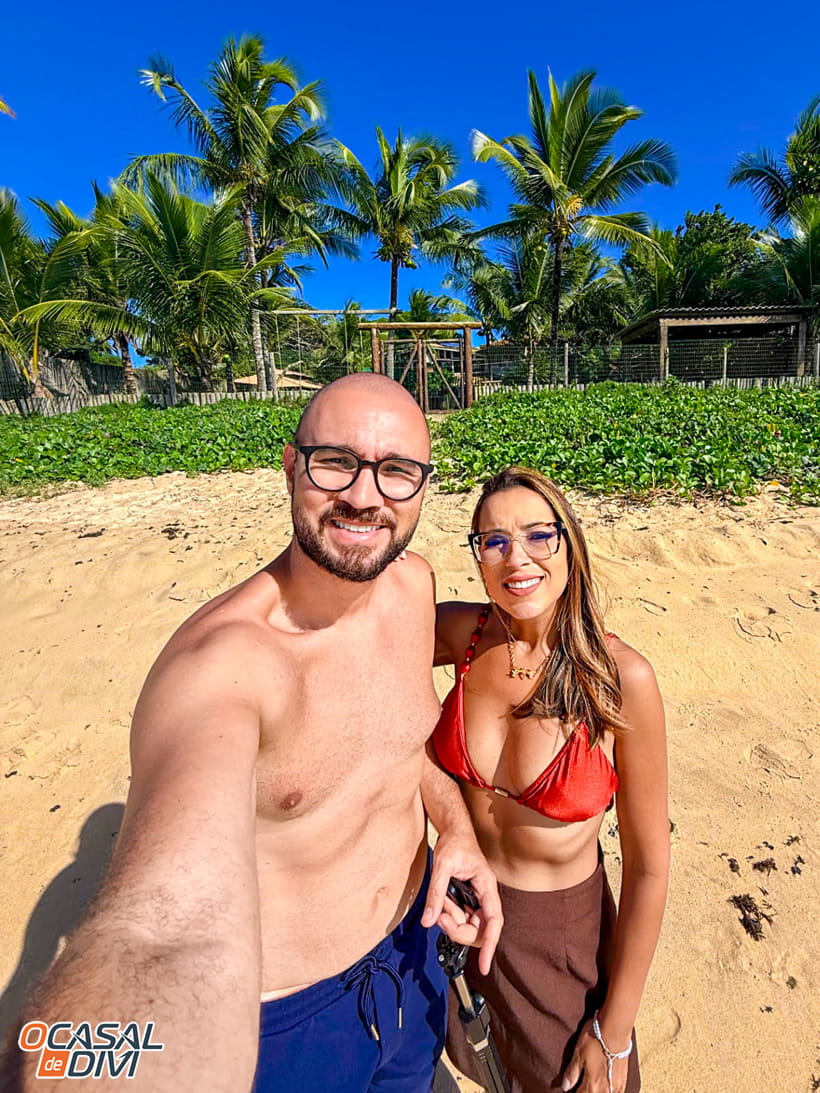 André Morato e Kalídia Silva em Araçaípe - Arraial D'ajuda - Bahia