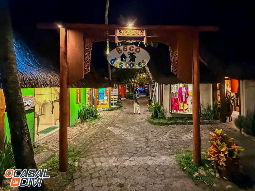 Beco das Cores - Rua do Mucugê - Arraial D'ajuda - Bahia