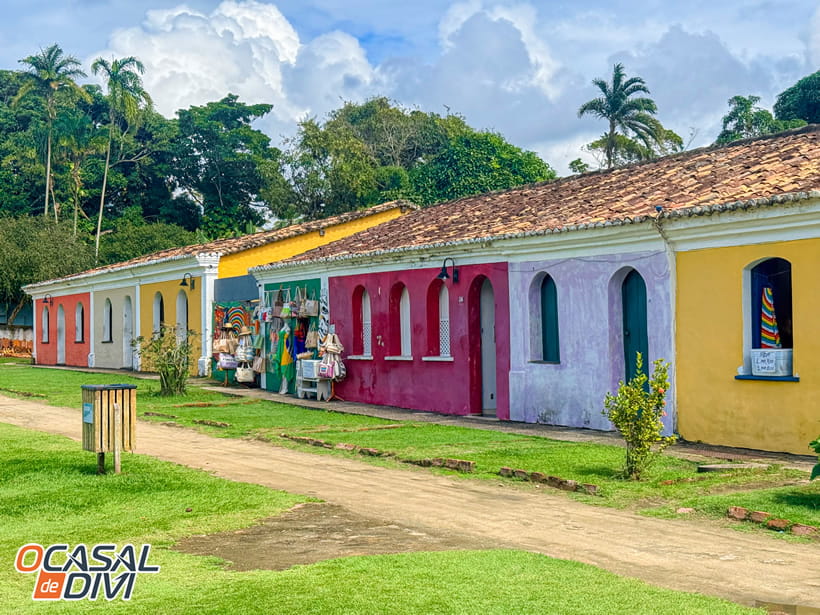 Casinhas Coloridas - Centro Histórico de Porto Seguro - Bahia