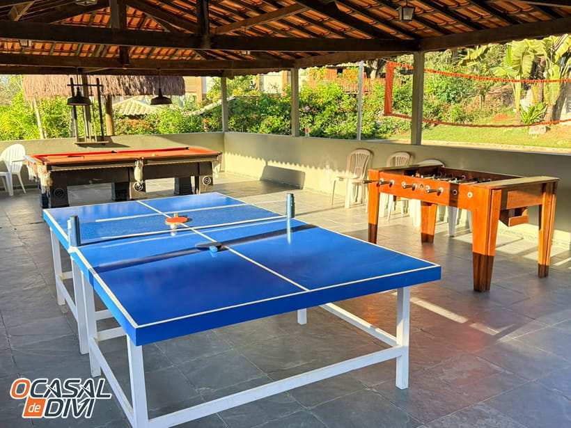 Sala de Jogos - Hotel Fazenda Álamo - Campo Belo - Minas Gerais