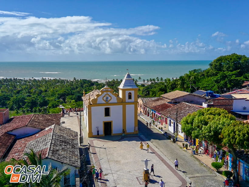 Igreja de Nossa Senhora D'ajuda - Centro Histórico de Arraial D'ajuda - Bahia